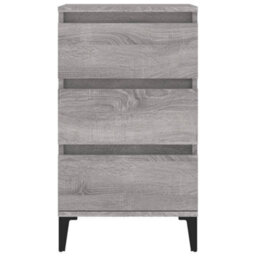 Berkfield Bedside Cabinet Grey Sonoma 40X35X70 Cm Engineered Wood - thumbnail 7