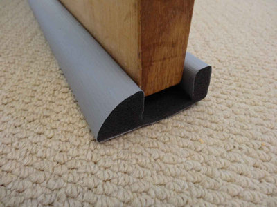 Stormguard Internal Under Door Draught Seal - Grey Finish - image 1