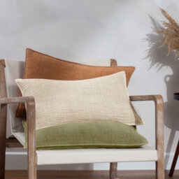 Yard Ribble Stone Wash Feather Filled Cushion - thumbnail 7