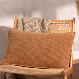 Yard Ribble Stone Wash Feather Filled Cushion - thumbnail 1