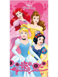 Disney Princess Heart Soft Cotton Beach, Bath Towel For Kids - thumbnail 1