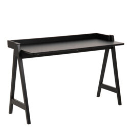 Furniture To Go Miso Office Desk In Matt Black Lacquered - thumbnail 1