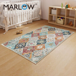 Marlow 80X150Cm Floor Rug Runner Washable Non Slip For Living Room Bedroom - thumbnail 9
