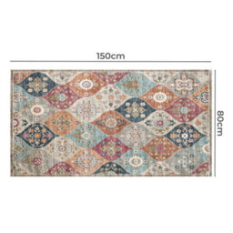 Marlow 80X150Cm Floor Rug Runner Washable Non Slip For Living Room Bedroom - thumbnail 4