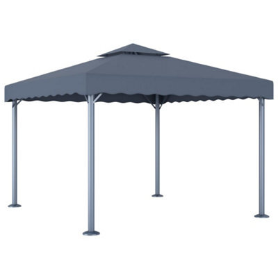 Berkfield Gazebo 300X300 Cm Anthracite Aluminium - image 1