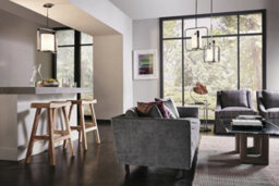Stylish 1 Bulb Ceiling Pendant Light In Polished Nickel Finish For Modern Interiors - thumbnail 2