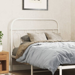 Berkfield Metal Headboard White 107 Cm - thumbnail 1