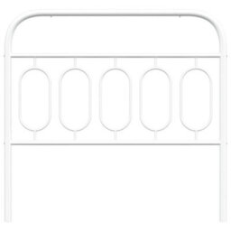 Berkfield Metal Headboard White 107 Cm - thumbnail 4