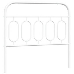 Berkfield Metal Headboard White 107 Cm - thumbnail 2
