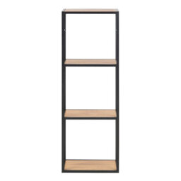 Furniture To Go Seaford Black Metal Wall Shelf - thumbnail 2