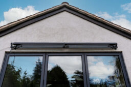 Jack Stonehouse 3 X 2.5M Electric Awning With Led Lights - Aluminium Frame Retractable Sun Shade Canopy For Garden Patio Door Window - Dark Grey - thumbnail 6