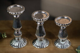 Marco Paul 3Pc Pillar Candle Staggered Holder Set - thumbnail 9