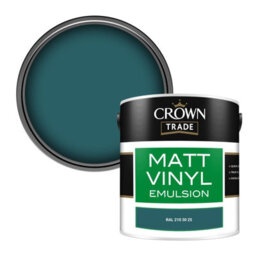 Crown Trade Vinyl Matt Walls & Ceilings Emulsion Paint Ral 210 30 25 (210 30 25) 2.5L - thumbnail 1
