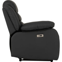 Seconique Roma 3+2 Electric Recliner Suite Black Faux Leather - thumbnail 9