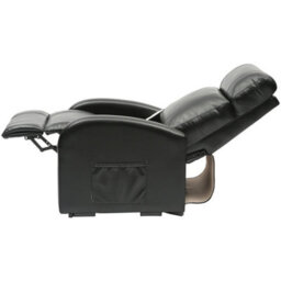 Loops Premium Black Pu Leather Rise And Recline Chair With Single Motor - thumbnail 5