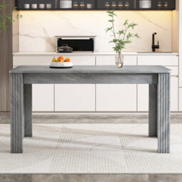 Abrihome Dining Room Table, Mdf Wood Rectangle Modern Kitchen Dining,room Furniture Unit, Small Kitchen Table,coffee Table, Grey - thumbnail 2