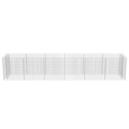 Berkfield Gabion Raised Bed Galvanised Steel 540X90X100 Cm - thumbnail 5
