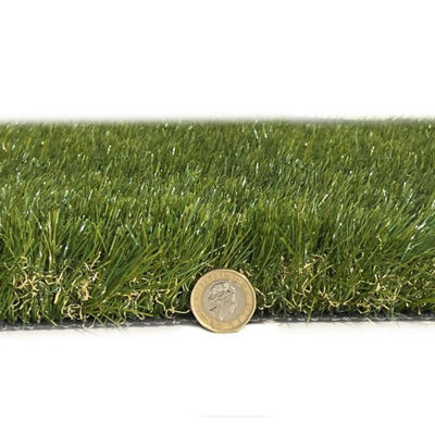 "Cypress 38mm Artificial Grass, Pet-Friendly Artificial Grass, Non-Slip Fake Grass For Decks Patio-6M(19'8"") X 4M(13'1"")-24M²" - image 1