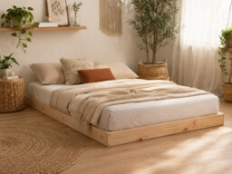 Strictly Beds And Bunks Nova Montessori Solid Pine Low Floor Bed, 4Ft Small Double - thumbnail 2
