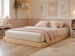 Strictly Beds And Bunks Nova Montessori Solid Pine Low Floor Bed, 4Ft Small Double