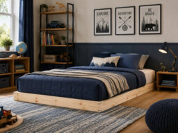 Strictly Beds And Bunks Nova Montessori Solid Pine Low Floor Bed, 4Ft Small Double - thumbnail 3