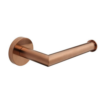 Homestylestore Brushed Copper Bathroom Wall Mounted Toilet Roll Holder - image 1