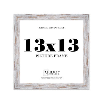 "19X19"" Turquoise Picture Frame - 19X19"" Square Frame With 17X17"" Mount For 19X19""/17X17"" Pictures Moderrn Style Thin Edge, 1 Pack" - image 1