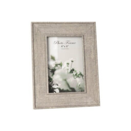 Straits Textured Light Brown Wood Photo Frame - 4X6