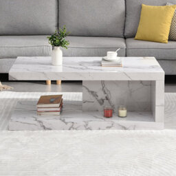 Furniture in Fashion Lyra High Gloss Coffee Table In Diva Marble Effect - thumbnail 2