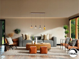 Luminosa Lighting Luminosa Scarlett Bar Pendant Ceiling 4 Light Multi Colour Led 3000K - Uk Stock - thumbnail 2