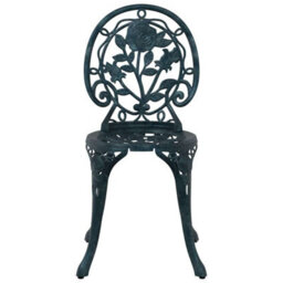 Berkfield Garden Bistro Set 3 Pcs Green Aluminium - thumbnail 7