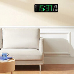 "Led Wall Clock 13"" Large Digital Desk Clock With Calendar Temperature Home Clock" - thumbnail 5