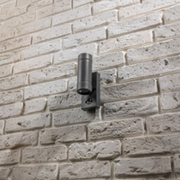 CGC Lighting Cgc Dark Grey Anthracite Up And Down Outdoor Motion Sensor Pir Wall Light Gu10 Outside Garden Patio Garage Ip54 Polycarbonate - thumbnail 6