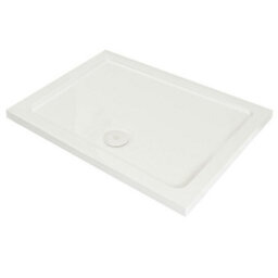 Homestylestore Black Smoked Glass Floating Walk In Frameless Shower Enclosure With White Tray 1400 X 800mm - thumbnail 3