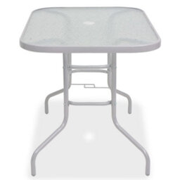 Berkfield 8 Piece Outdoor Dining Set Steel And Textilene Grey - thumbnail 5