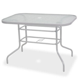 Berkfield 8 Piece Outdoor Dining Set Steel And Textilene Grey - thumbnail 3