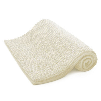 Keplin Non-Slip Microfibre Bath & Toilet Mat 40Cm X 60Cm, Cream - image 1