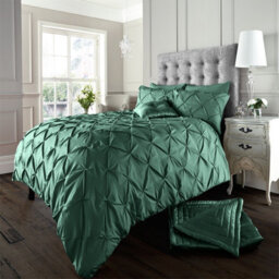 Gc Gaveno Cavailia Dazzling Diamonds Duvet Cover Bedding Set Green Single 2Pc With Pintuck Quilt Cover - thumbnail 1