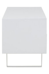 Premier Housewares Interiors By Premier Moritz White High Gloss Media Cabinet - thumbnail 4