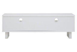 Premier Housewares Interiors By Premier Moritz White High Gloss Media Cabinet - thumbnail 5