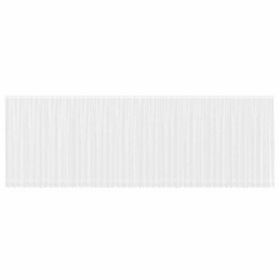 Berkfield Modern Curtains With Curtains Floral White Polyester