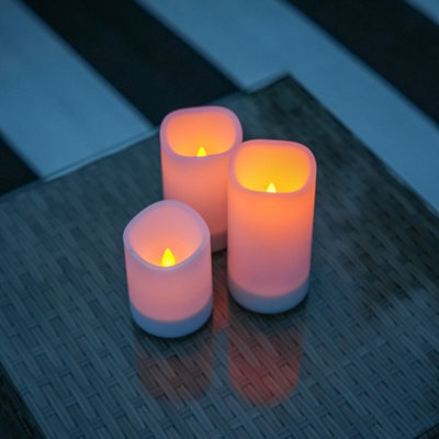Gardenwize Solar Led Candle Set (3 Piece Set) - image 1