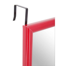 Orsina Pink Plastic Frame Over Door Mirror, Durable 124X34Cm Full-Length Mirror For Bedroom Or Bathroom - thumbnail 4