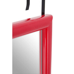 Orsina Pink Plastic Frame Over Door Mirror, Durable 124X34Cm Full-Length Mirror For Bedroom Or Bathroom - thumbnail 5