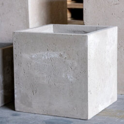 Jōbū Jobu Home - 85Cm Extra Large Square Planter For Trees And Feature Plants - 459L Cubrosa - Truffle (Taupe Beige Light Brown) - thumbnail 4