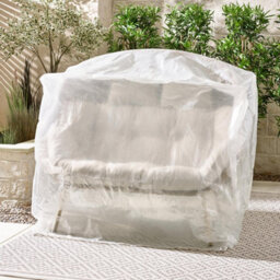 Furniturebox Grey Rattan Double Egg Chair 2 Seater Garden Egg Chair, Outdoor Double Egg Chair,  2 Seat Garden Chair + Free Cover - thumbnail 7