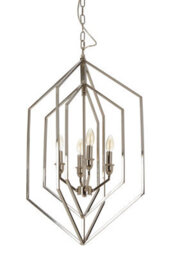 Orsina Hexagonal Frame Chandelier - thumbnail 2