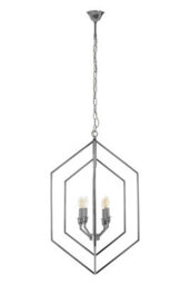 Orsina Hexagonal Frame Chandelier - thumbnail 3