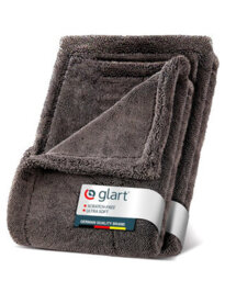Glart Set Twist Car Drying Cloths Xxl - 80 X 55 Cm And 60 X 40 Cm Microfiber Towels For Scratch-Free Large Towel Cars Motorcycles