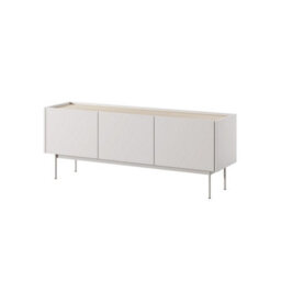 Arte Frisk Stylish Modern Tv Cabinet - (H)550mm (W)1440mm (D)370mm Living Room Furniture In Cashmere Beige - thumbnail 2
